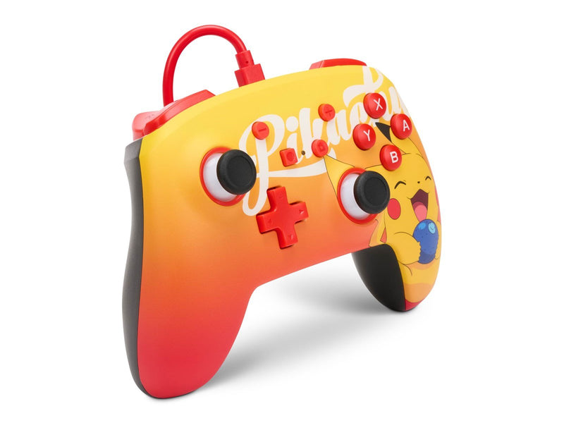 PowerA Enhanced Wired Controller for Nintendo Switch - Oran Berry Pikachu - Wired Controller - Nintendo Switch