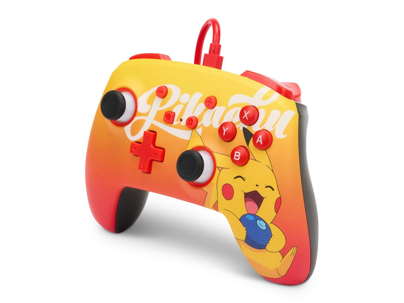 PowerA Enhanced Wired Controller for Nintendo Switch - Oran Berry Pikachu - Wired Controller - Nintendo Switch