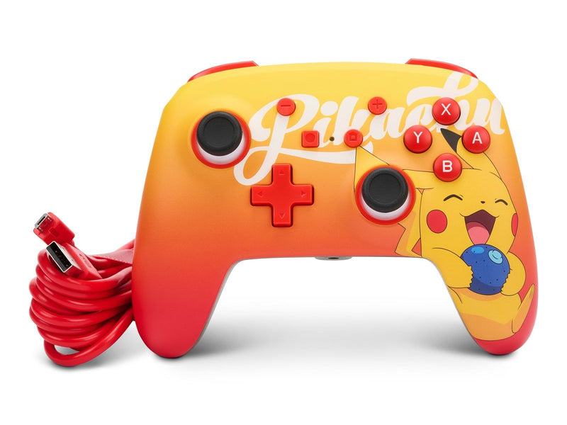 PowerA Enhanced Wired Controller for Nintendo Switch - Oran Berry Pikachu - Wired Controller - Nintendo Switch