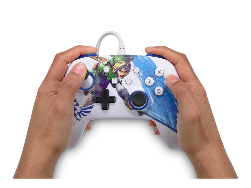 PowerA Enhanced Wired Controller for Nintendo Switch - Zelda Master Sword Attack - Wired Controller - Nintendo Switch