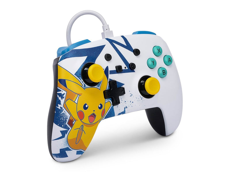 PowerA Enhanced Wired Controller for Nintendo Switch - Pikachu High Voltage - Wired Controller - Nintendo Switch