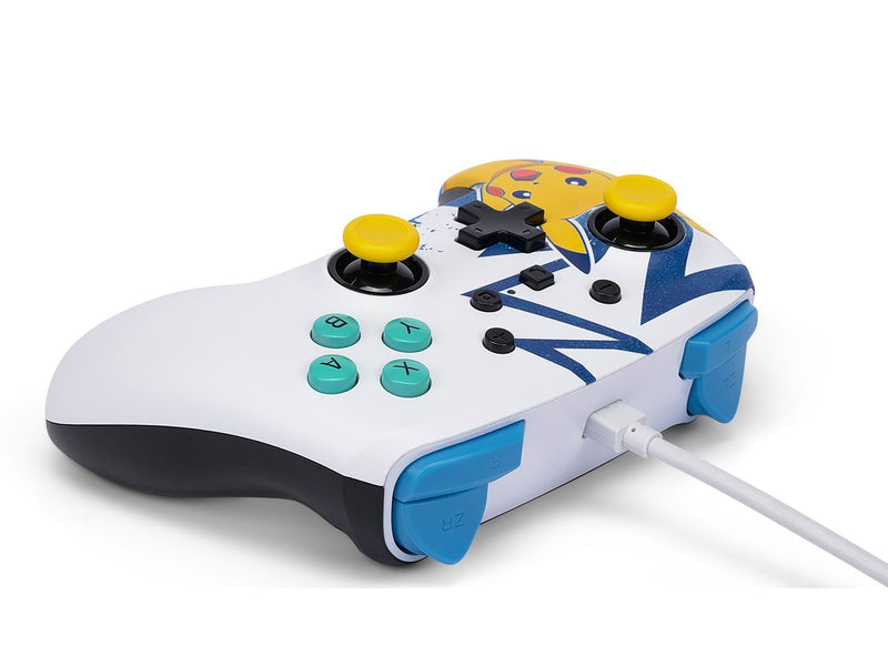 PowerA Enhanced Wired Controller for Nintendo Switch - Pikachu High Voltage - Wired Controller - Nintendo Switch