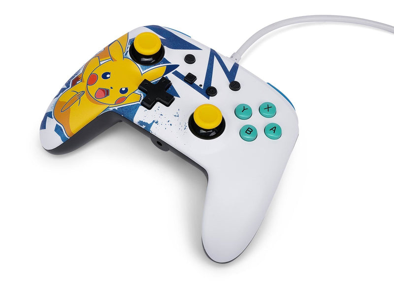 PowerA Enhanced Wired Controller for Nintendo Switch - Pikachu High Voltage - Wired Controller - Nintendo Switch