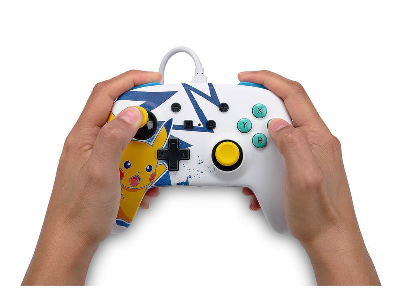 PowerA Enhanced Wired Controller for Nintendo Switch - Pikachu High Voltage - Wired Controller - Nintendo Switch