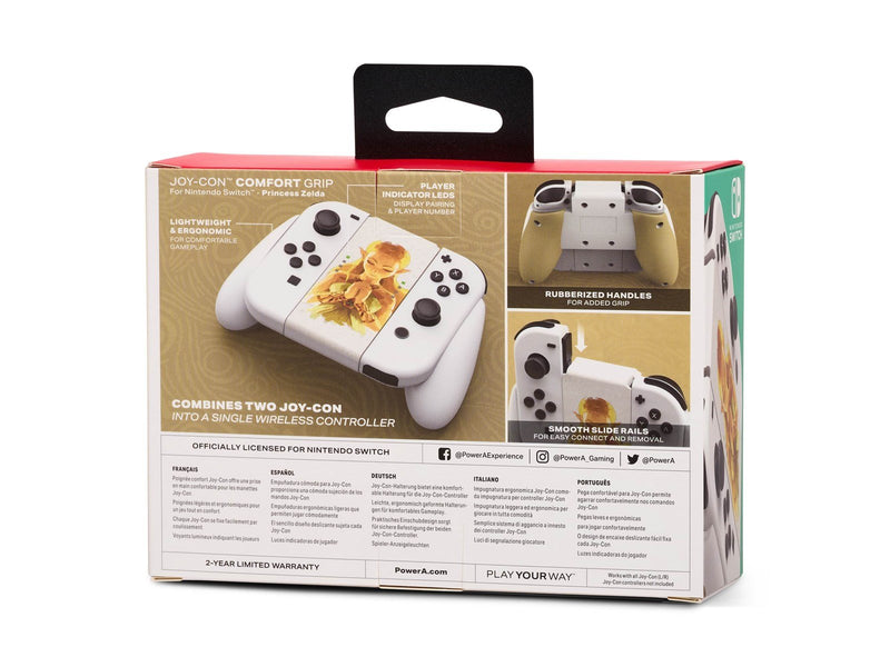 PowerA Joy-Con Comfort Grip for Nintendo Switch - Princess Zelda - Nintendo Switch
