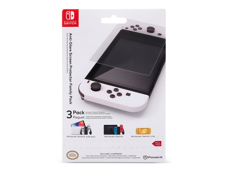 PowerA Anti-Glare Family Pack - Displayschutzfolie - Nintendo Switch