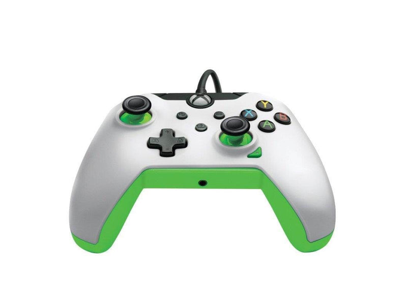 PDP Wired Controller – Neon White & Green - Wired Controller - Microsoft Xbox Series X