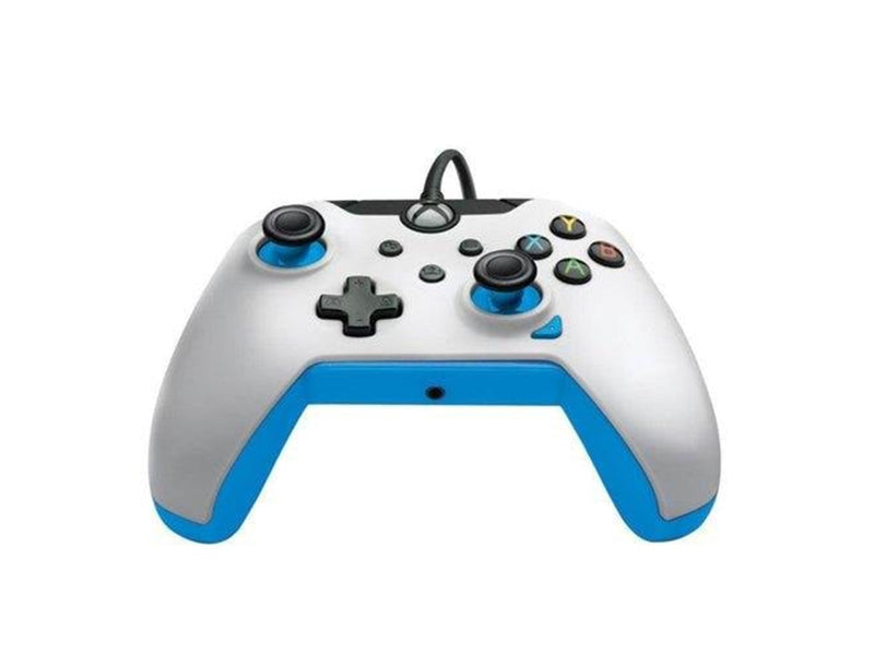 PDP Wired Controller – Ion White & Blue - Wired Controller - Microsoft Xbox Series S
