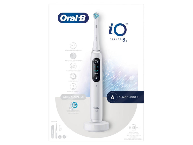 Oral-B Elektrische Zahnbürste iO8s White Alabaster