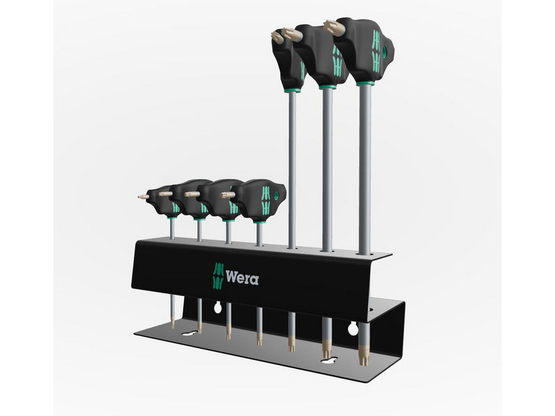 Wera 467/7 TORX® HF Set 2 Screwdriver set T-handle TORX® screwdrivers with holding function 7 pieces