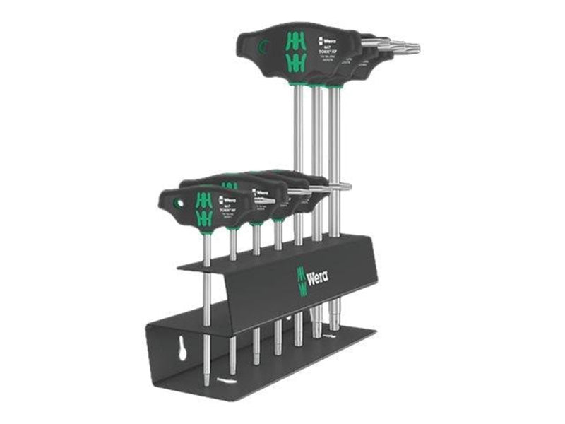 Wera 467/7 TORX® HF Set 2 Screwdriver set T-handle TORX® screwdrivers with holding function 7 pieces