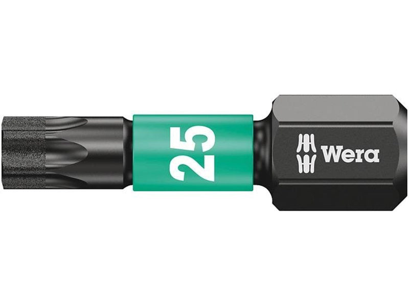 Wera 867/1 IMP DC TORX® DIY Impaktor bits. 10x TX 25x25 mm