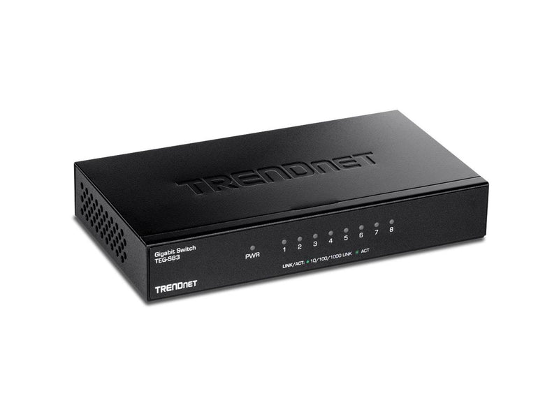 TRENDnet TEG-S83 8-Port Gigabit Desktop Switch