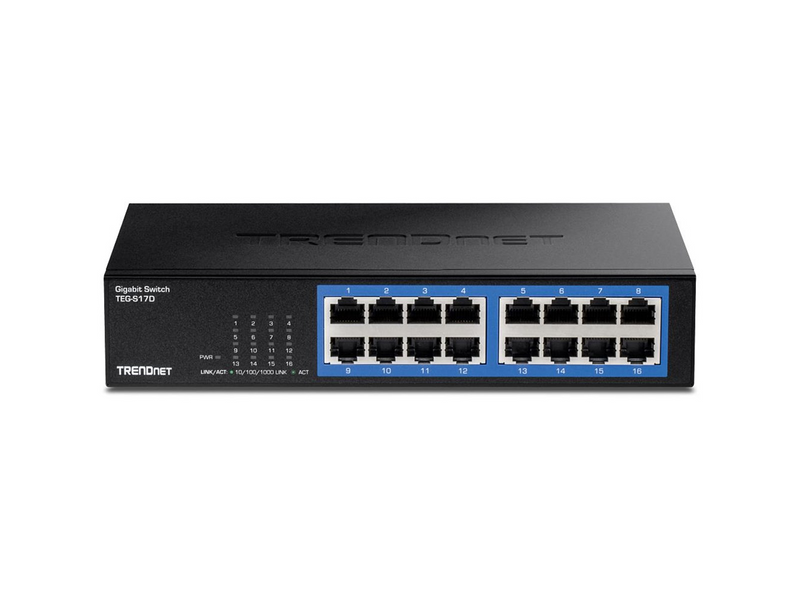 TRENDnet TEG-S17D 16-Port Gigabit Desktop Switch