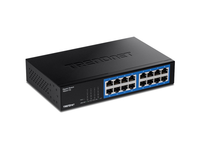 TRENDnet TEG-S17D 16-Port Gigabit Desktop Switch