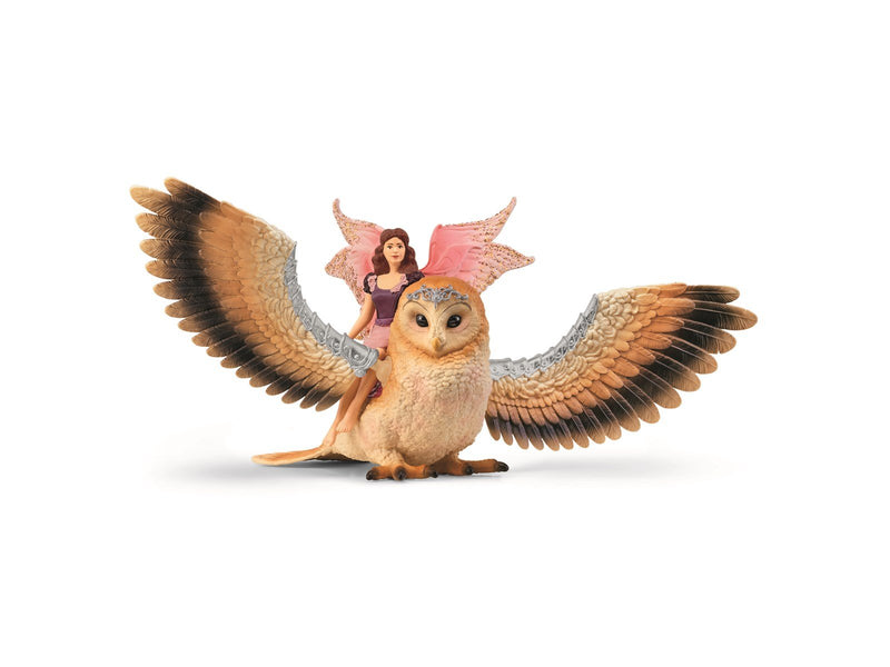 Schleich Fairy in Flight on Glam Owl V2