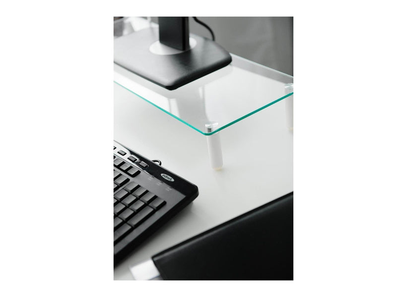 DIGITUS Tabletop Glass Monitor Riser