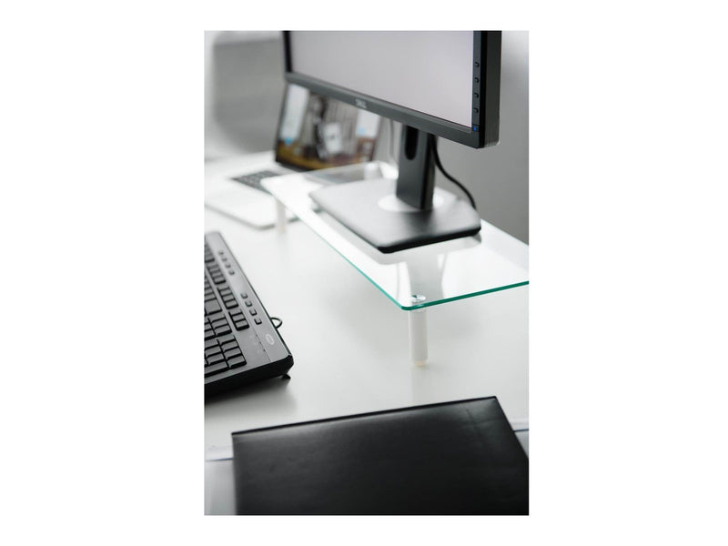 DIGITUS Tabletop Glass Monitor Riser
