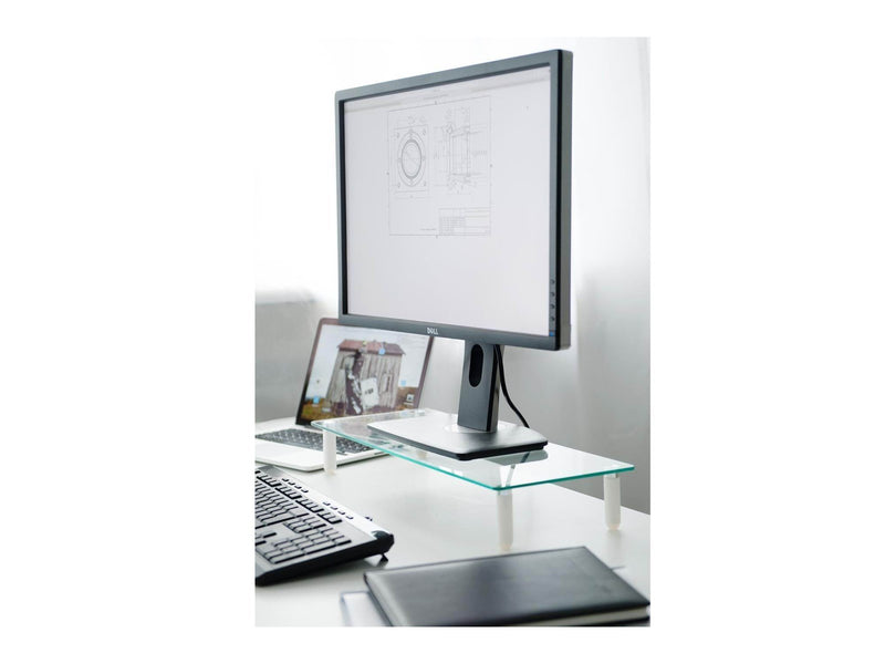 DIGITUS Tabletop Glass Monitor Riser