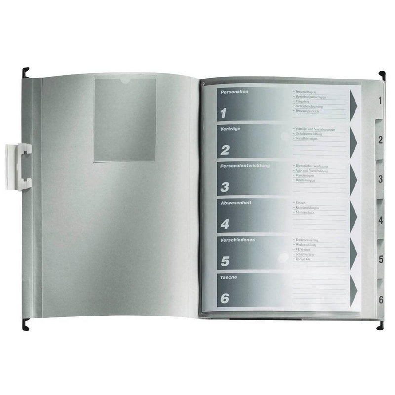 LEITZ Personalmappen Personalakte - grau