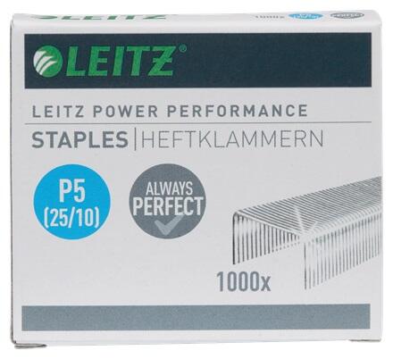 LEITZ Power Performance P5 25/10 Heftklammern - 1.000 Stück