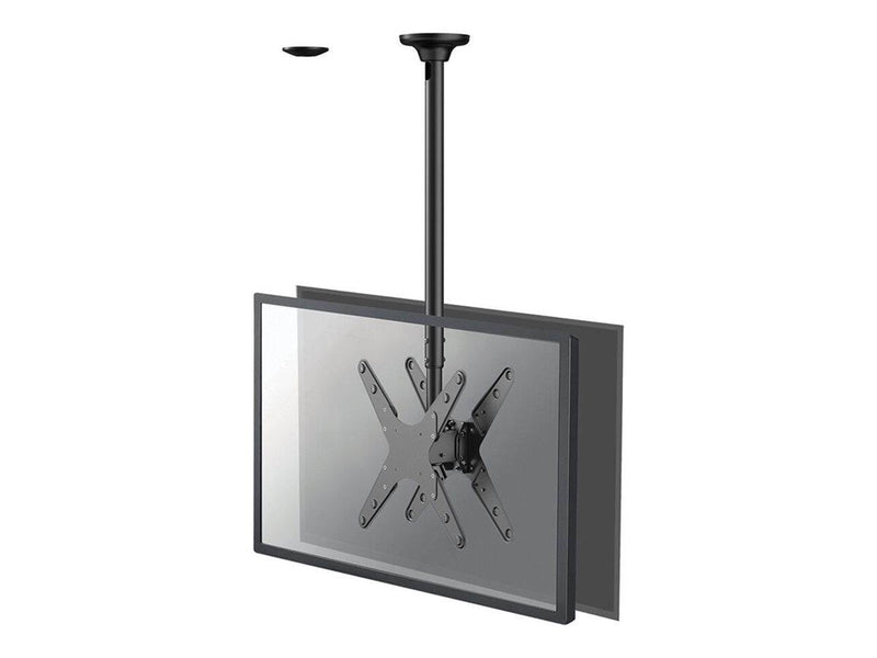 Neomounts - mounting kit - full-motion - for 2 flat panels - black 100 kg 75" 100 x 100 mm