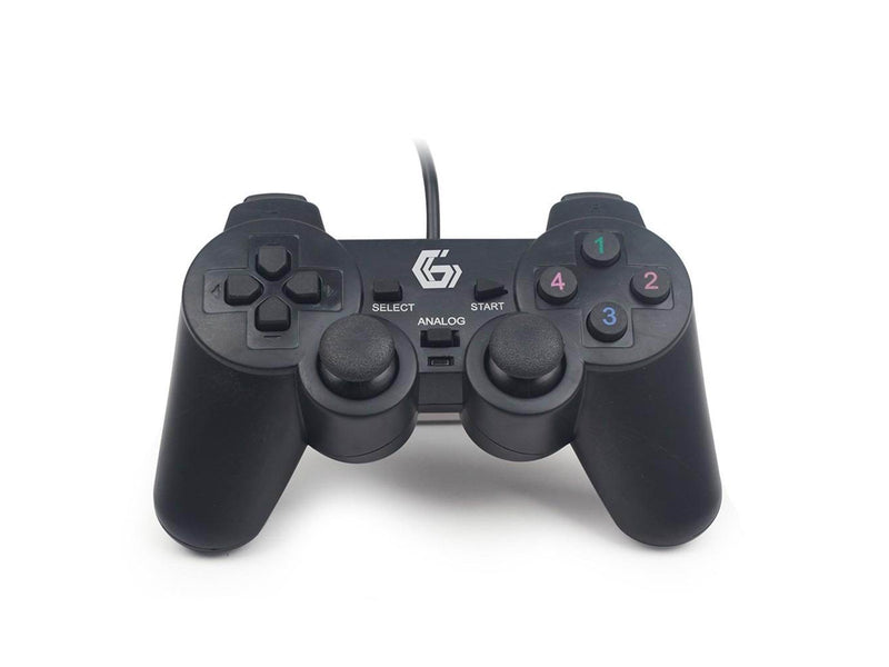 Gembird Dual Vibration Gamepad - Wired Controller - PC
