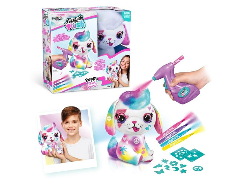 Airbrush Plush Puppy