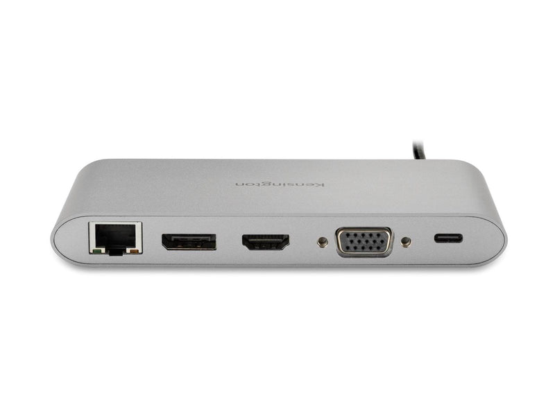 Kensington UH1440P USB-C 5Gbps Dual Video Driverless Mobile Dock – 85W Pass-Through Power – DP/HDMI/VGA