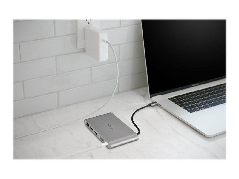 Kensington UH1440P USB-C 5Gbps Dual Video Driverless Mobile Dock – 85W Pass-Through Power – DP/HDMI/VGA
