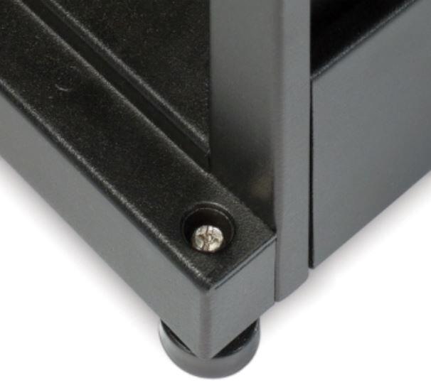 APC NetShelter SX Gehäuse, 48HE, 600 mm x 1070 mm (B x T), ohne Seitenteile, ohne Türen, schwarz (AR3107X617)