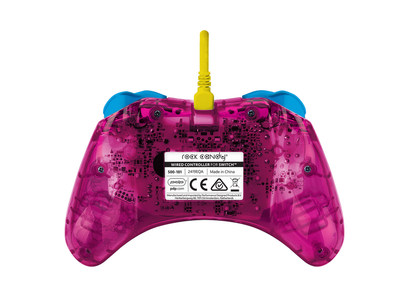 PDP Rock Candy Wired Controller - Peach - Wired Controller - Nintendo Switch