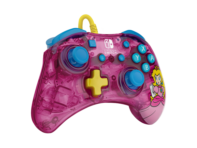 PDP Rock Candy Wired Controller - Peach - Wired Controller - Nintendo Switch