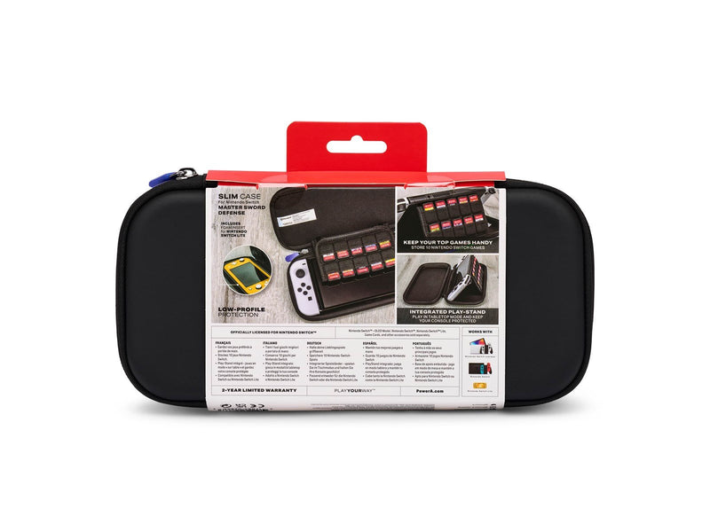 PowerA Slim Case for Nintendo Switch - Zelda Master Sword Defense - Miscellaneous Bag - Nintendo Switch