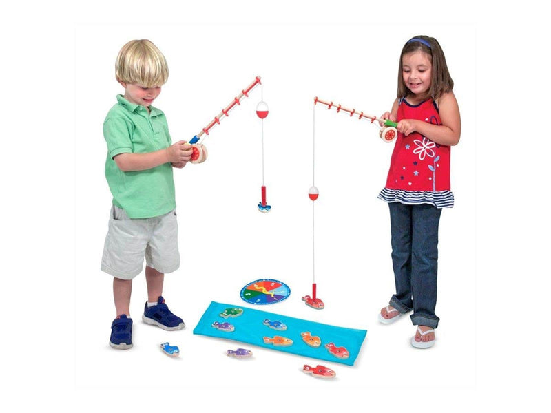 Melissa & Doug Catch & Count Magnetic Fishing Rod Set