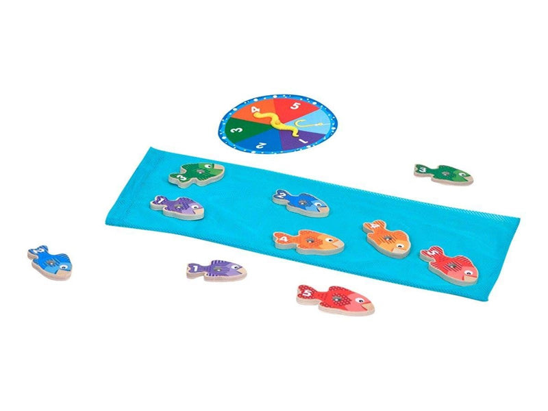 Melissa & Doug Catch & Count Magnetic Fishing Rod Set