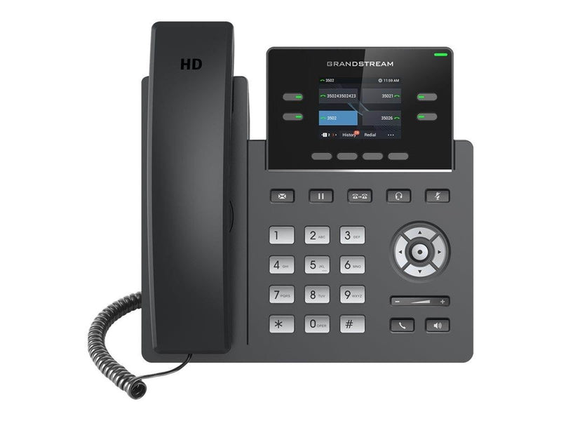 Grandstream GRP2612P - VoIP phone with caller ID/call waiting - 3-way call capability