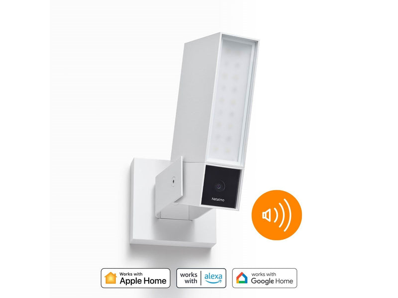 Netatmo Smarte Außenkamera mit Alarmsirene - Weiss