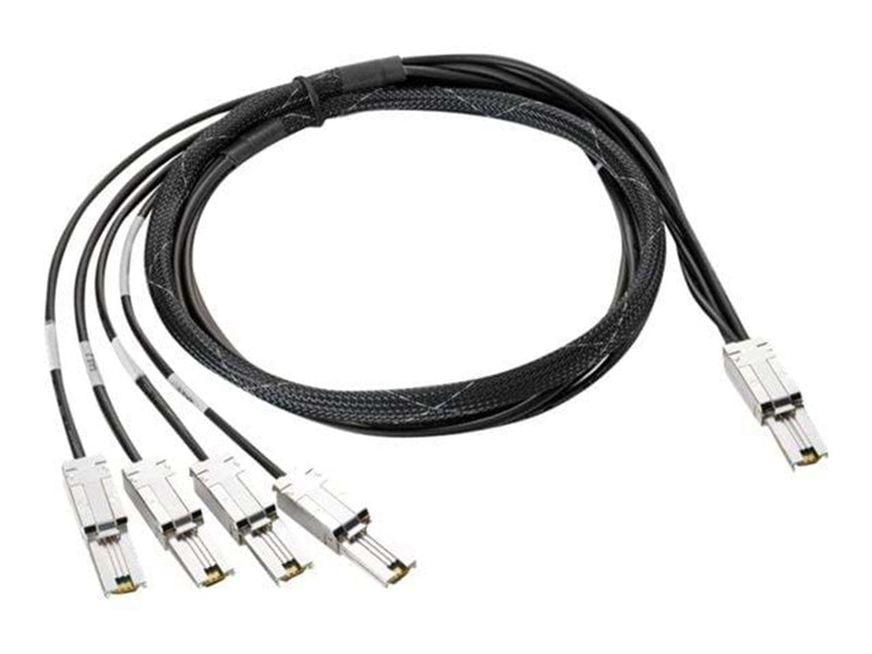 HP Mini SAS Kabel 4x1 External 2m