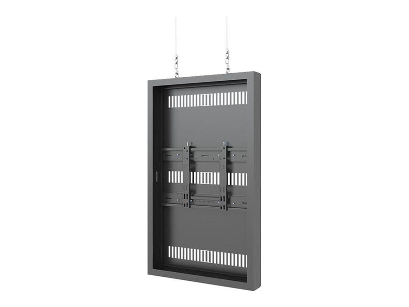 Multibrackets M Pro Series - enclosure - for digital signage panel - wire small - black 25 kg 43" From 200 x 200 mm