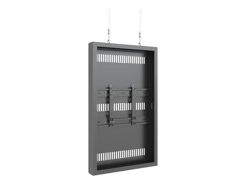 Multibrackets M Pro Series - enclosure - for digital signage panel - wire small - black 25 kg 43" From 200 x 200 mm