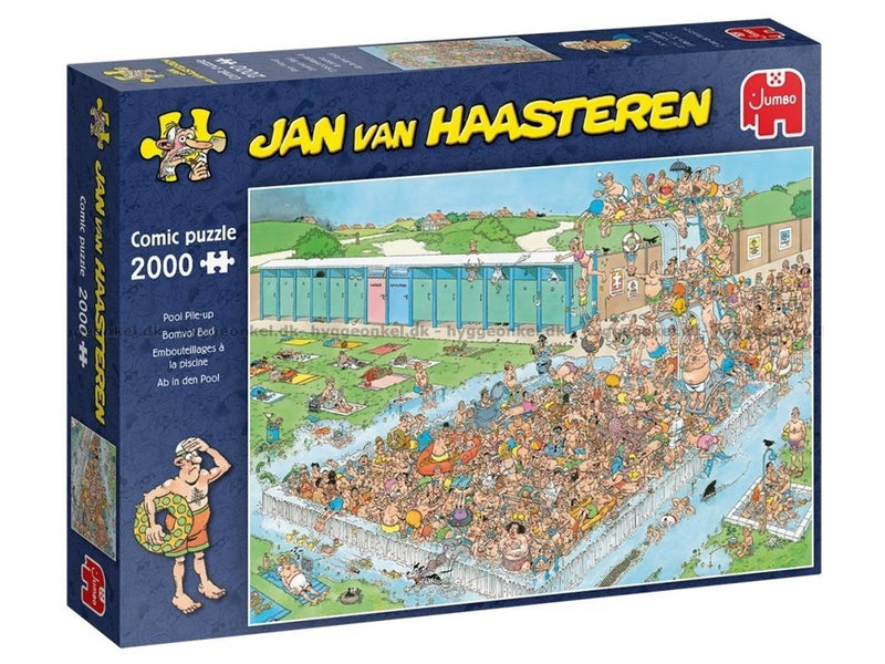 Jumbo Jan van Haasteren - Pool Pile-Up - 2000 pcs Boden