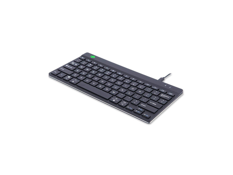 R-Go Tools R-Go Compact Break - keyboard - QWERTY - US - black - Tastaturen - Englisch - US - Schwarz