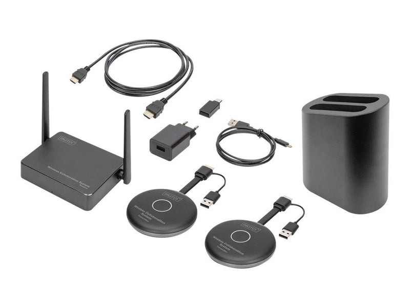 DIGITUS DS-55317 Wireless Collaboration System - 2 Transmitters + 1 Receiver