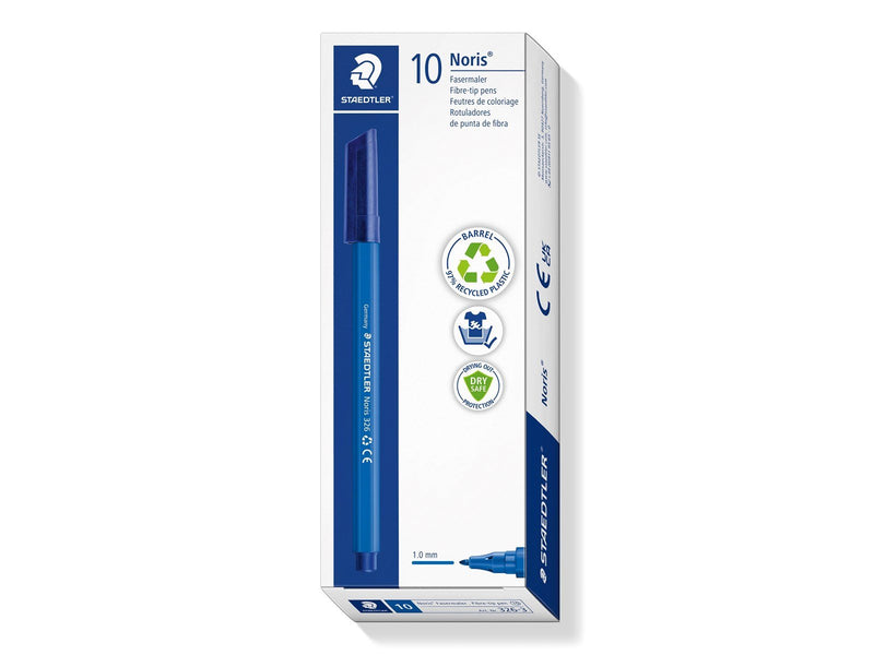Staedtler Fibre-tip pen Noris.10 pcs blue