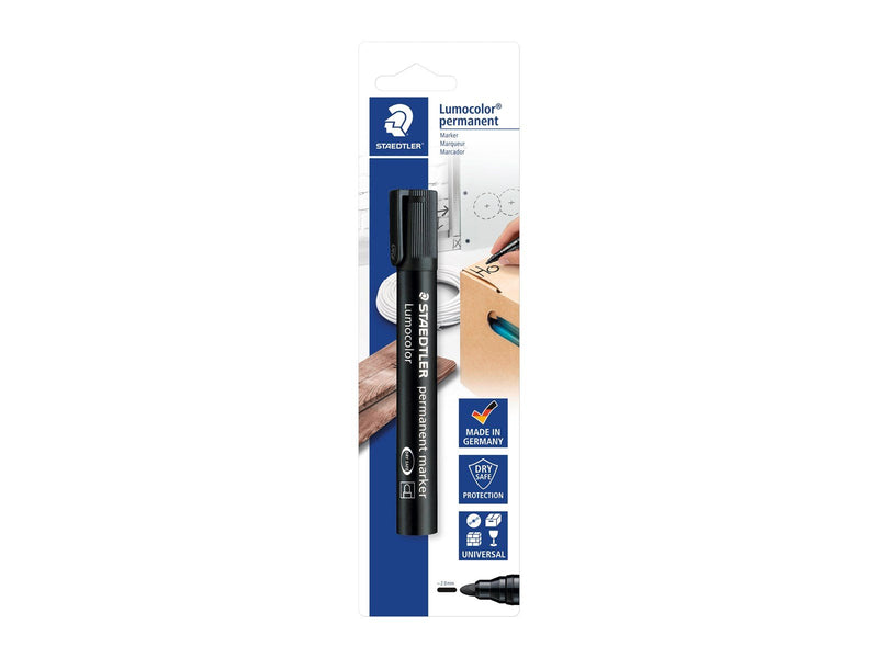 Staedtler Marker Lumocolor perm.Black 1pc.bc