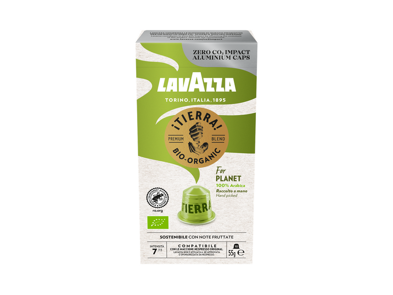 Lavazza Tierra planet organic aluminum caps - 10 pcs