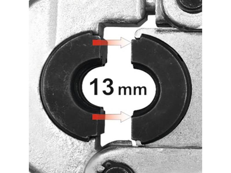 Yato YT-21735 HYDRAULIC HAND PRESS FOR PRESSING PEX-AL-PEX FITTINGS WITH A SET OF 8 PIECES