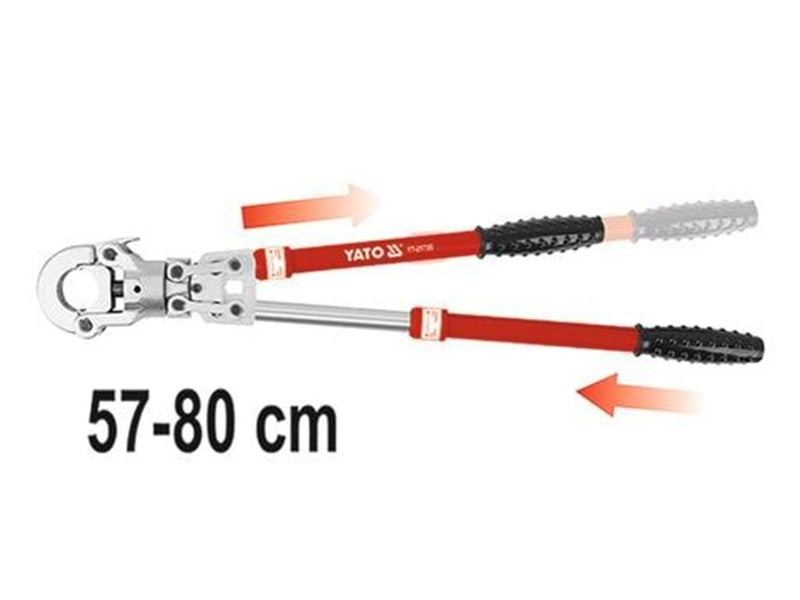 Yato YT-21735 HYDRAULIC HAND PRESS FOR PRESSING PEX-AL-PEX FITTINGS WITH A SET OF 8 PIECES