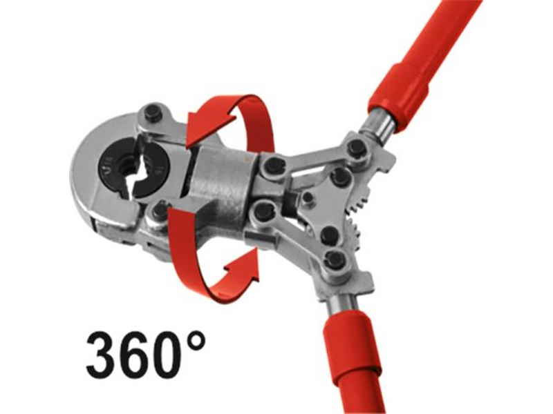 Yato YT-21735 HYDRAULIC HAND PRESS FOR PRESSING PEX-AL-PEX FITTINGS WITH A SET OF 8 PIECES